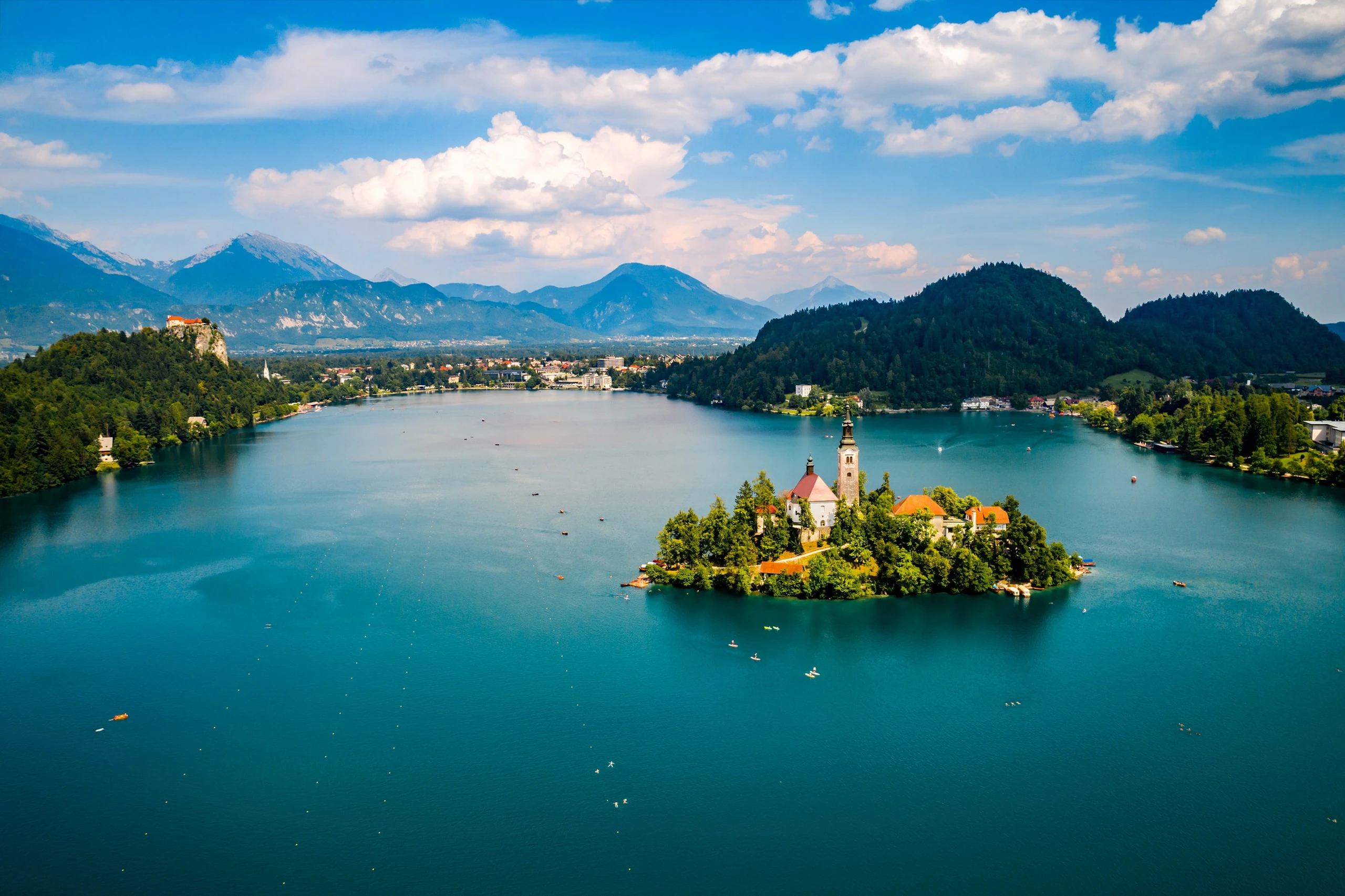 Le lac de Bled et son îlot
