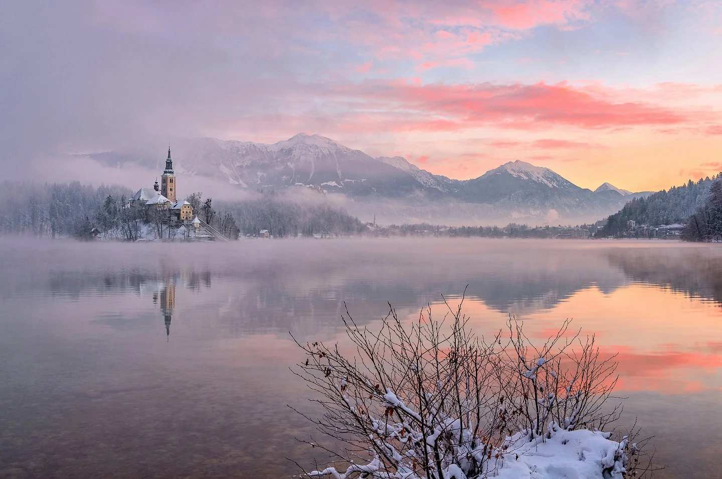 L’hiver à Bled - un conte au bord du lac
