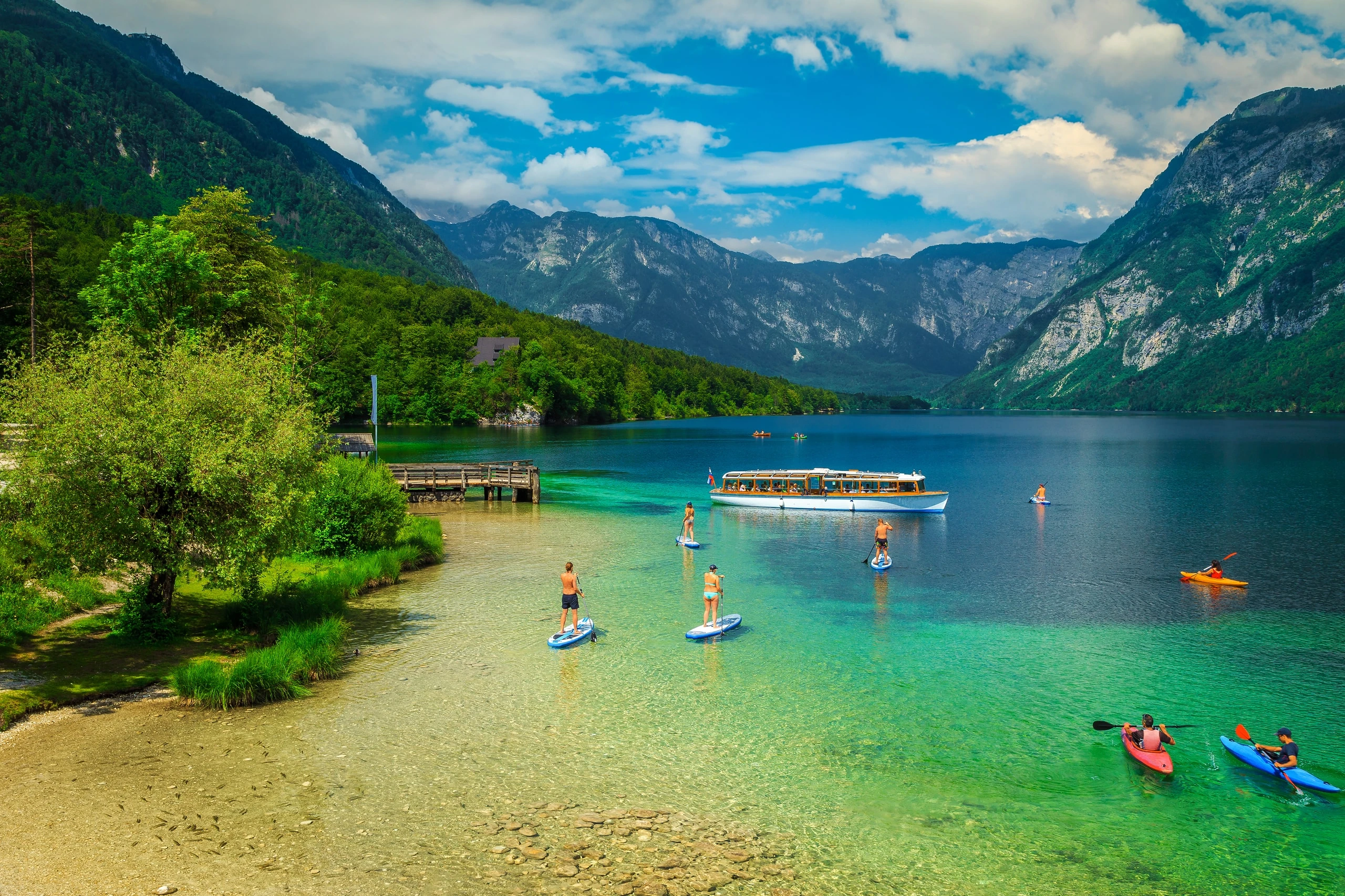 Sommerfrische am Bohinjer See